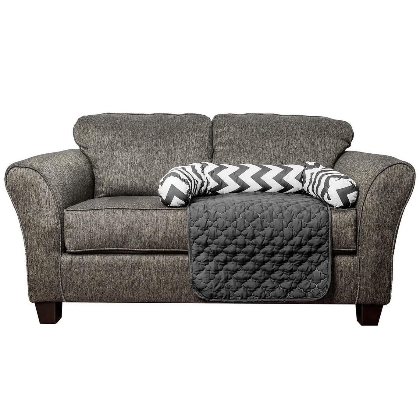 Chevron Reversible Quilted Pet Bed Chair Cover - Assorted Sizes